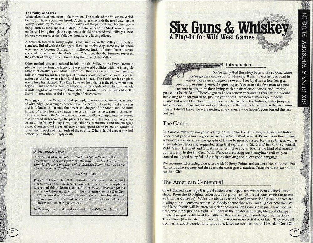 Story Engine - Universal Rules - Revised Edition Hubris Games *FS