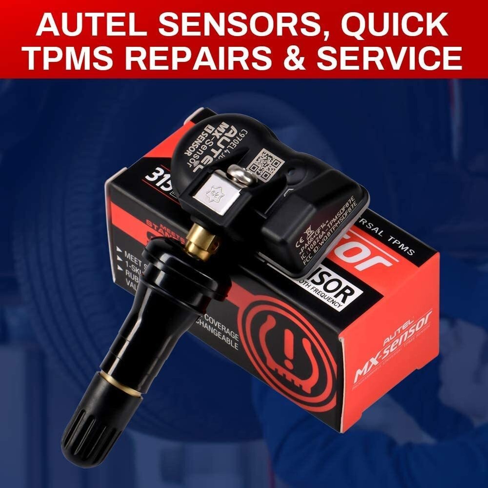 Autel TPMS Sensor MX-Sensor 315MHz & 433MHz Programmable Universal Rubber Valve