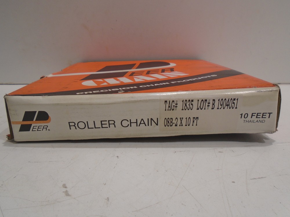 *NEW* PEER CHAIN O8B-2 x 10FT ROLLER CHAIN w/CONNECTING LINK