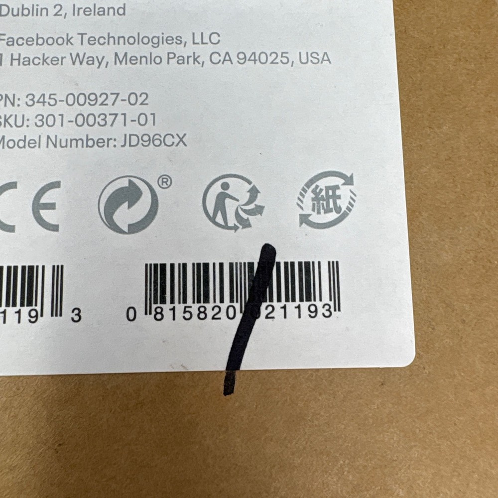 Oculus Quest 2 Right Touch Controller JD96CX - White