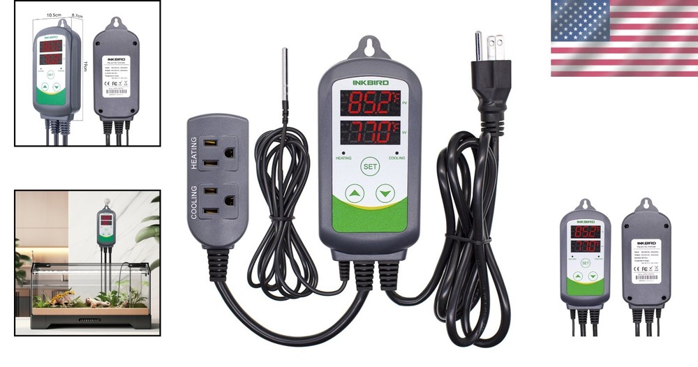Precision ITC-308 Temperature Controller - Perfect for Fermentation & Terrarium