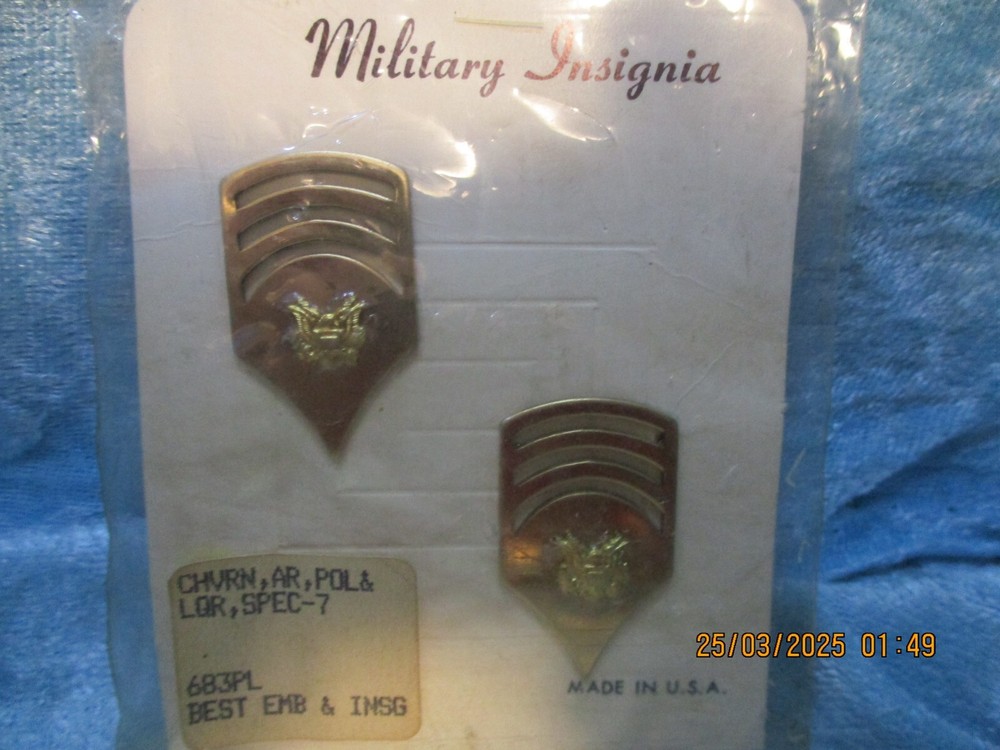 Brass Military Uniform Insignia