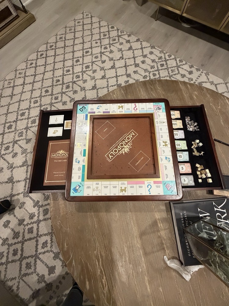 Rare Frontgate luxury Edition Monopoly Board game Preowned