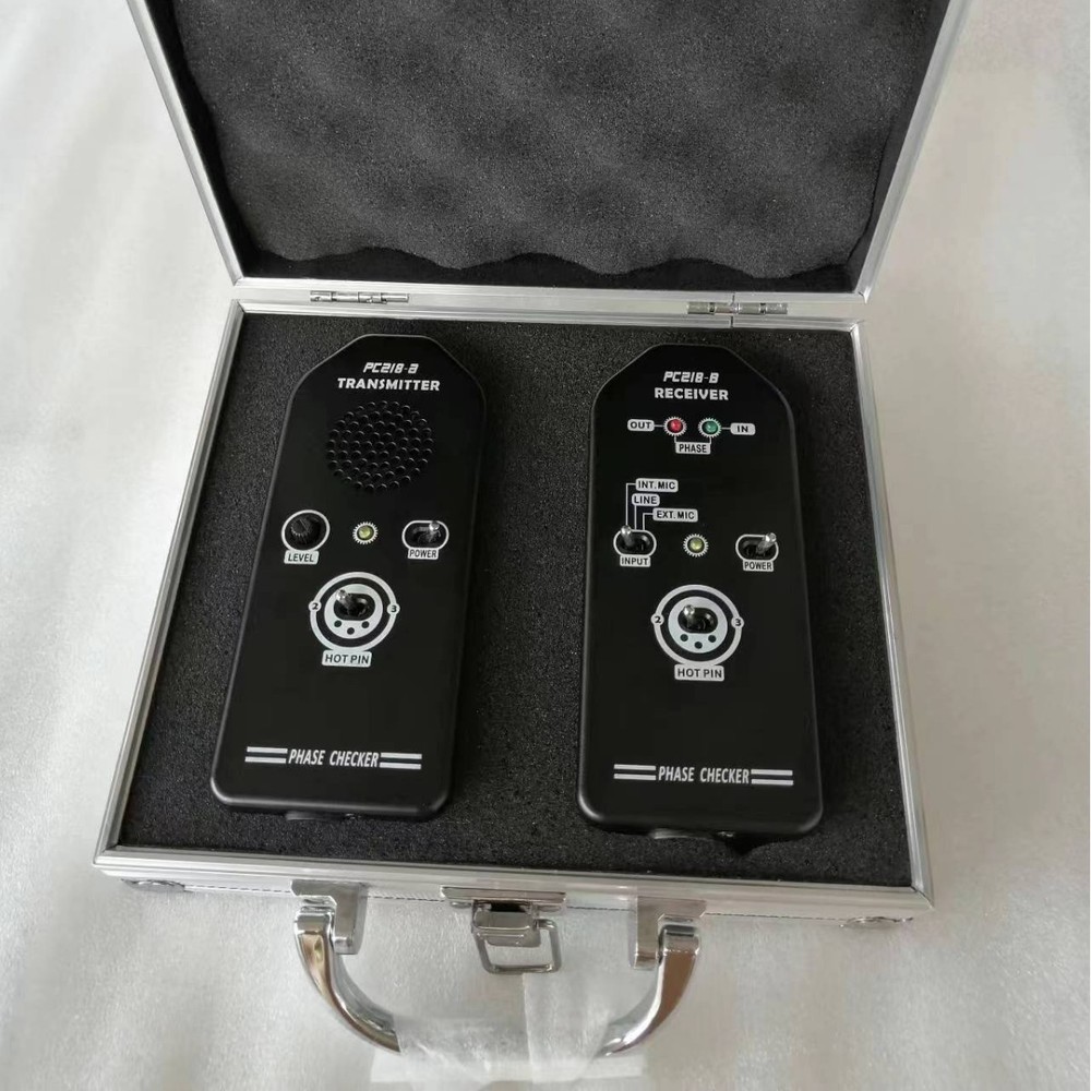 PC218 Phase Polarity Tester Checker Audio Speaker Microphone Sound Testing