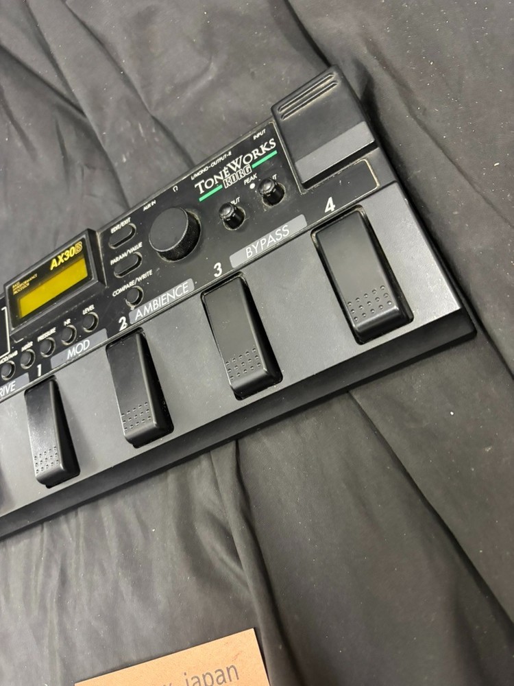 KORG AX30B ToneWorks Bass Multi Effects Processor Pedal Full function