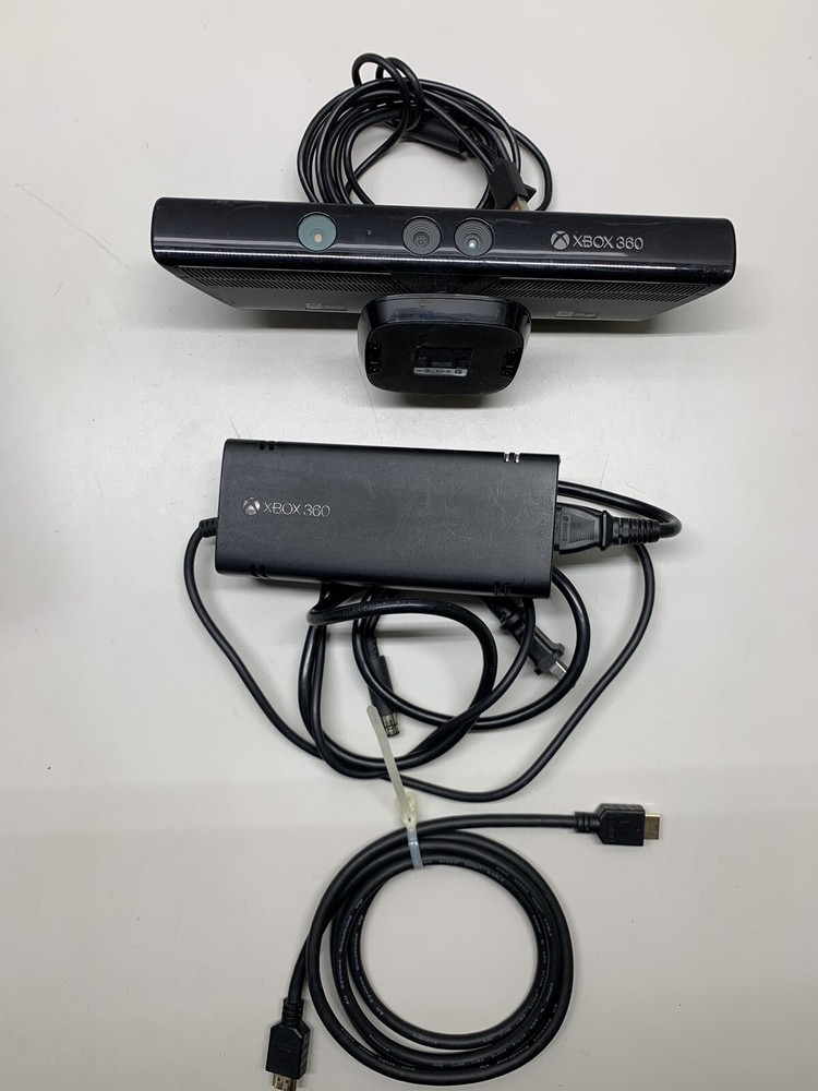 Xbox 360 Video Game System Console 1538 Kinect Sensor 5 Games Tested Working