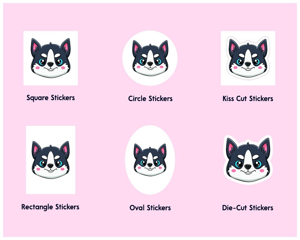 Personalized Sticker Decal Picture Image Text Design Custom Print Logo Design