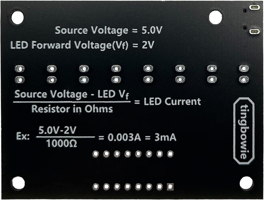 Soldering Practice Kit DIY Electronic Circuit Project – Resistor Learning Board