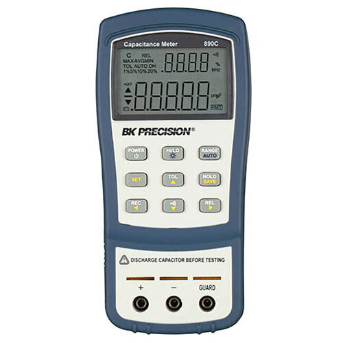 BK Precision 890C Dual-Display Handheld Capacitance Meter, 50 mF