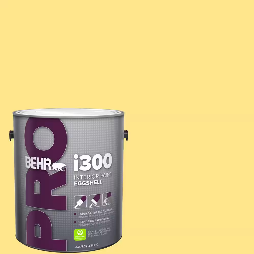 1 Gal. #370A-3 Bicycle Yellow Eggshell Interior Paint