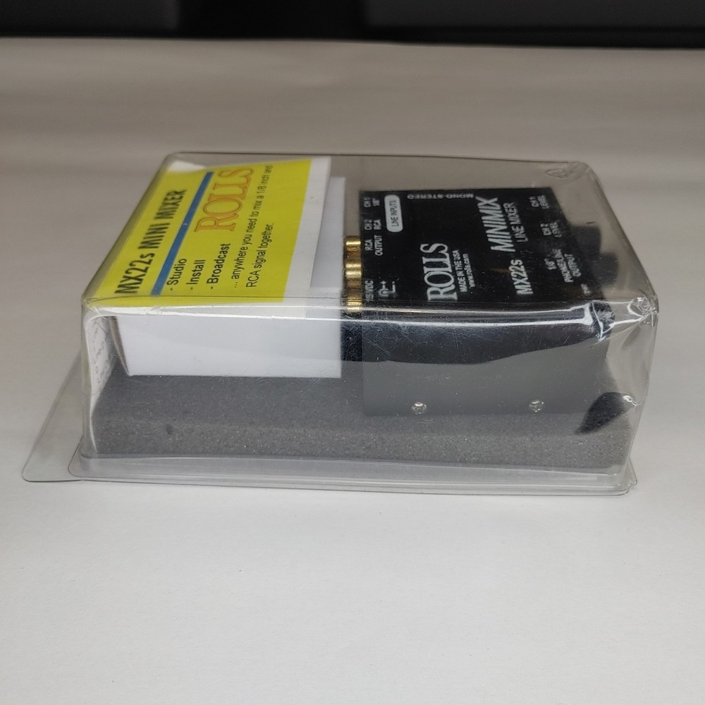 Rolls MX22s Mini Mix 2-Channel Mixer