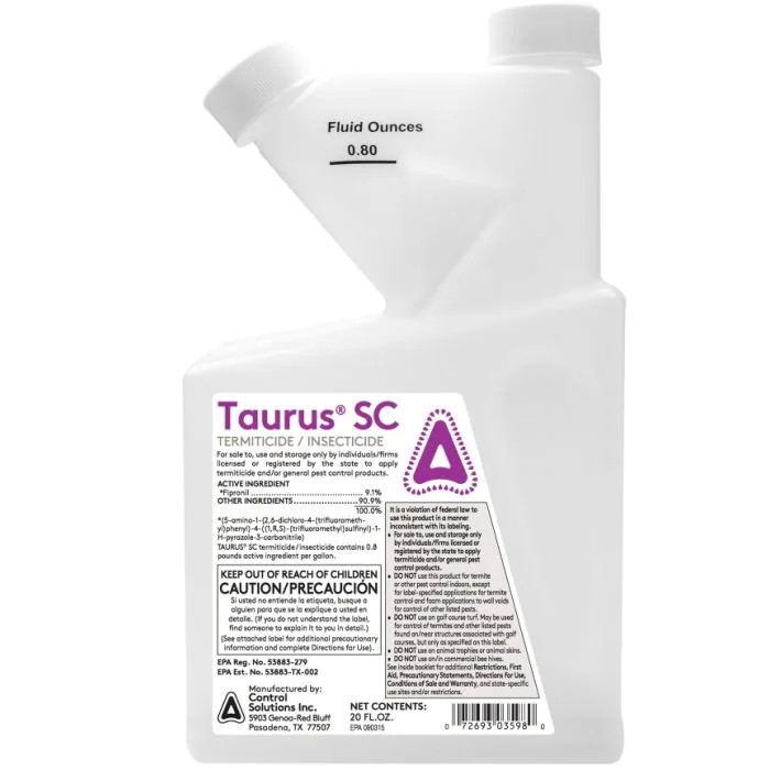 Taurus SC Insecticide Termite Ant Roach Bed Bug Flea Killer 20 oz