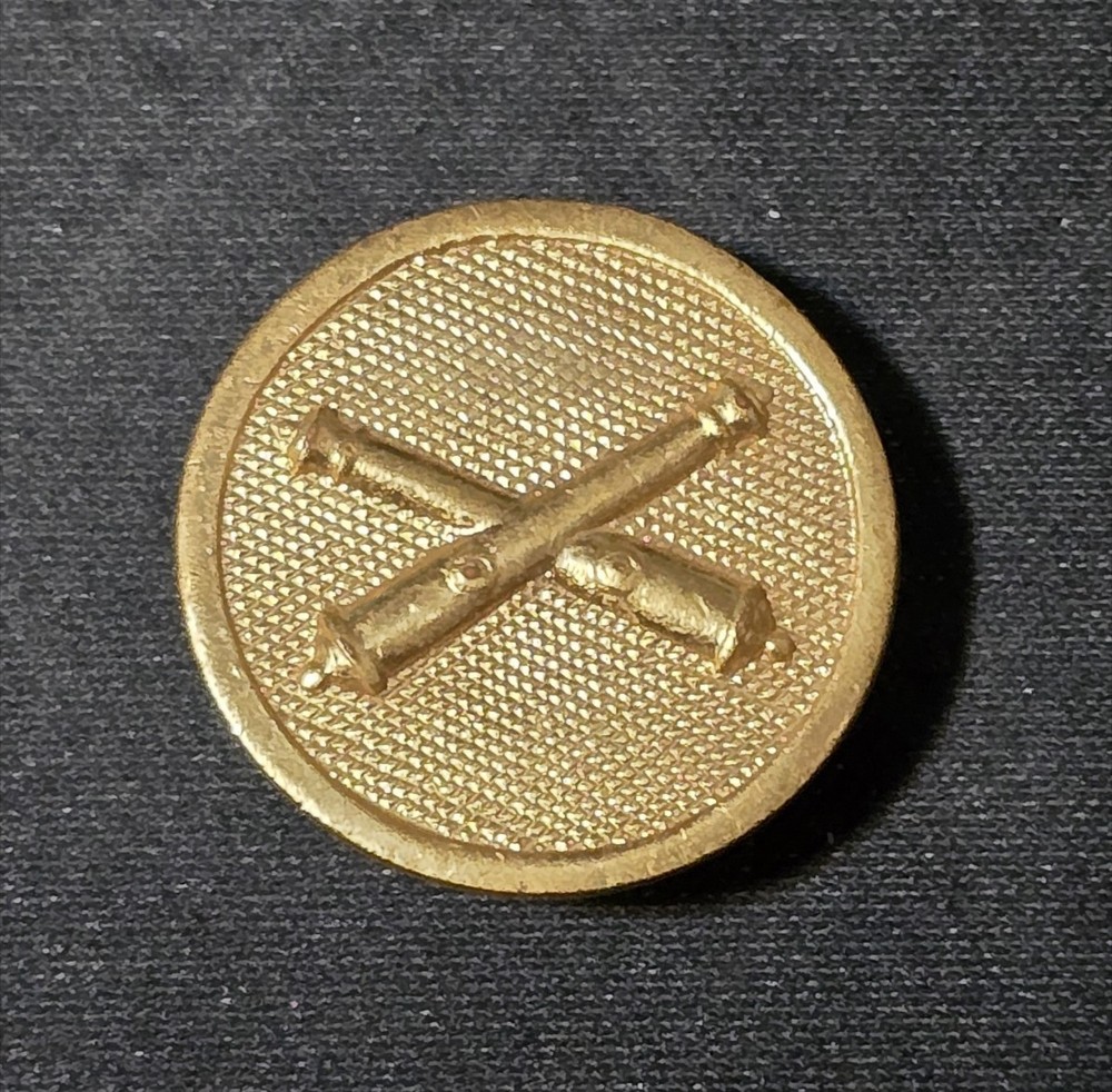 WW1 Type 1 Gilt Artillery Collar Disk - SB