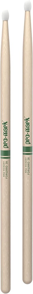 3 PACK ProMark Classic Forward 2B Raw Hickory Drumsticks, Oval Nylon Tip