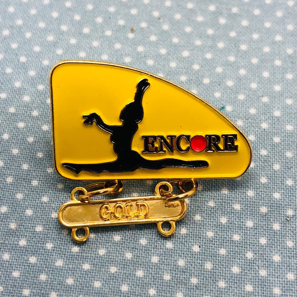 Encore Dance Competition DCS Gold Award Lapel Pin