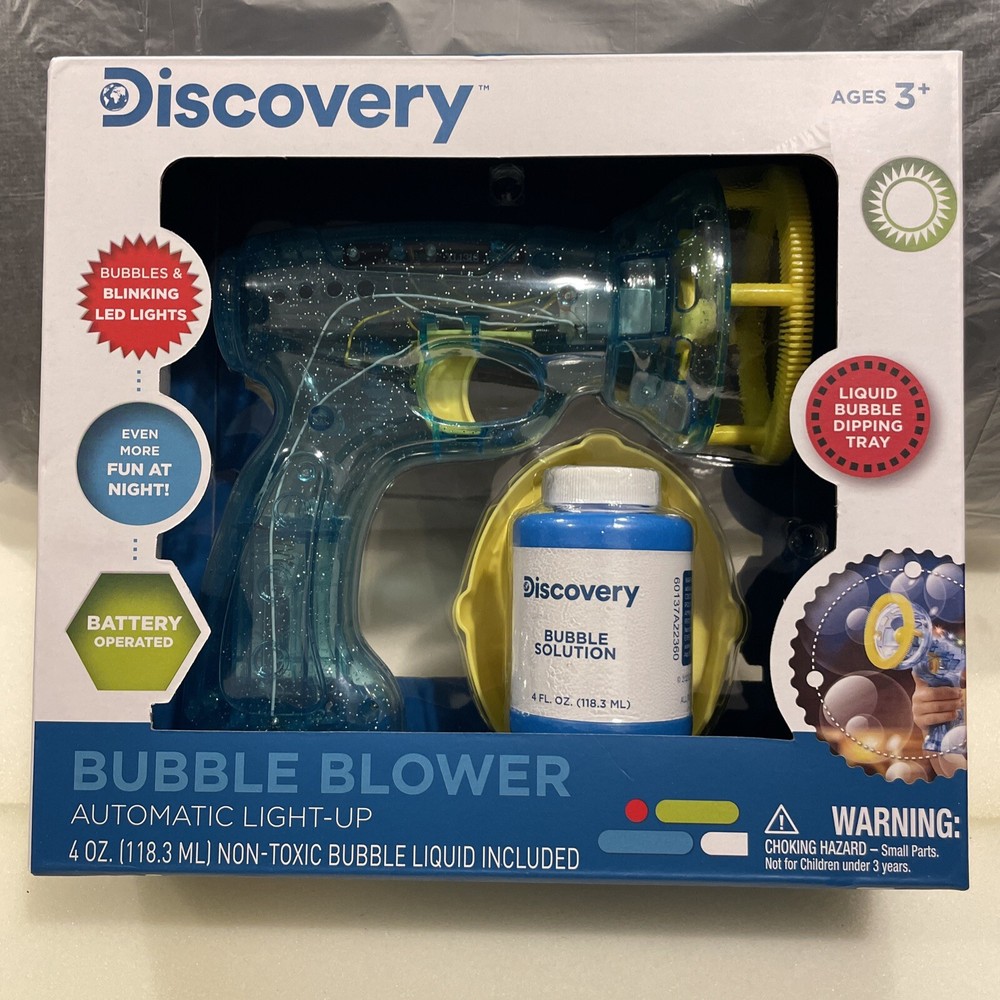 Discovery Bubble Blower Auto Light-up