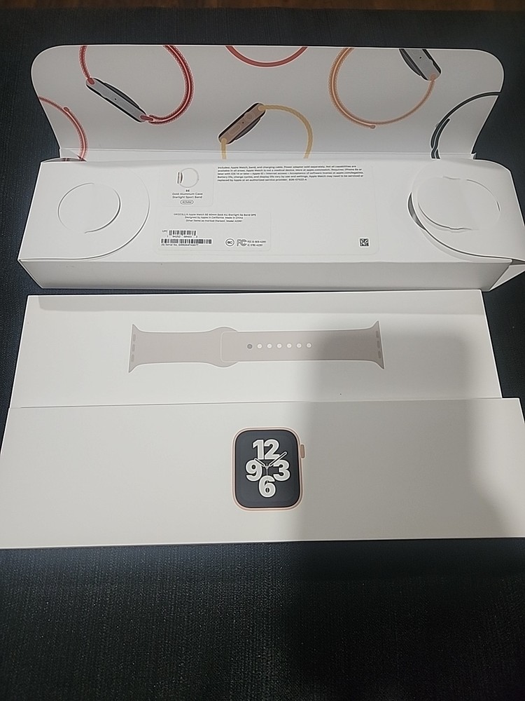 Apple Watch Empty Box Only – Original Packaging & Insert – SE 3 40mm - No Watch