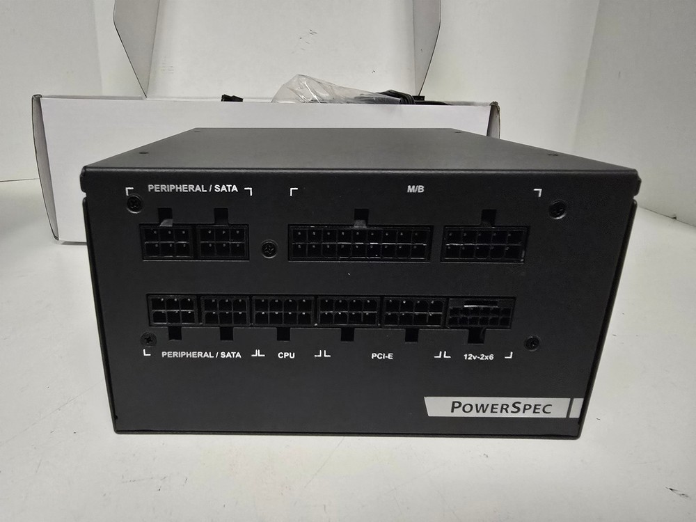 PowerSpec 850 Watt 80 Plus Gold ATX Fully Modular Power Supply ATX 3.1 Ready