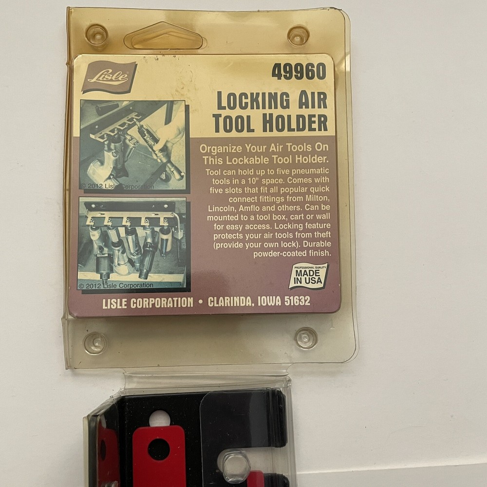 LISLE 49960 Locking Air Tool Holder - Tool Box Accessory