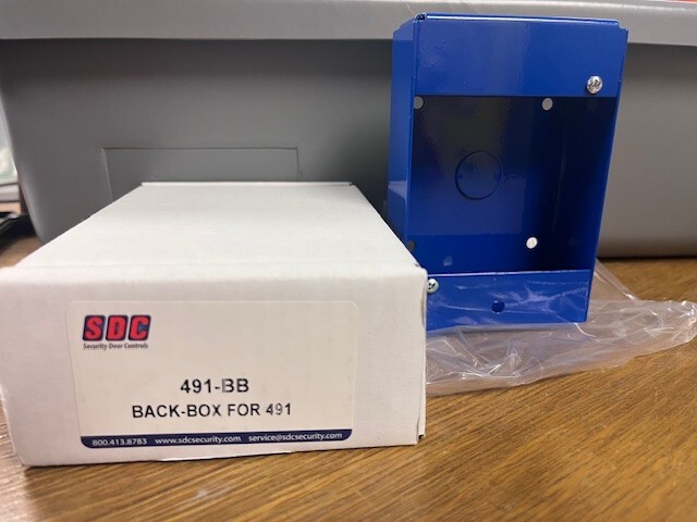 SDC 491-BB Back Box for 491 New in Box