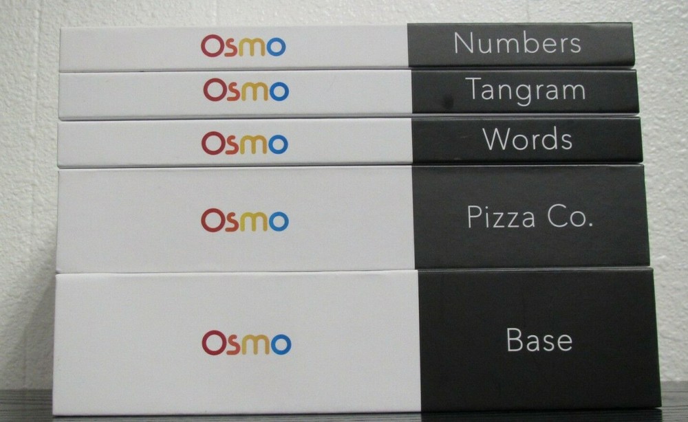 Osmo Genius Kit Learning System For IPad, Base, Numbers, Words, Tangram, Pizza