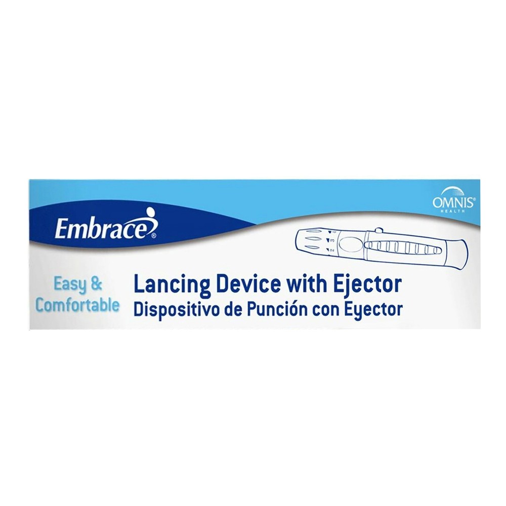 Embrace Safety Lancing Device Needle Multiple Depth Settings 1 Box(s) 1 /Box