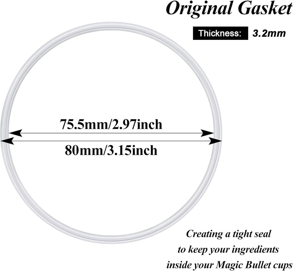 Replacement O-Ring Seal for Magic 250W Blender - Easy Install, Safe Material