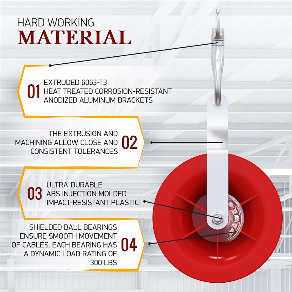 Pulling Pal - Low Voltage & Network Cable Installation Pulley. The Best Cat5e &