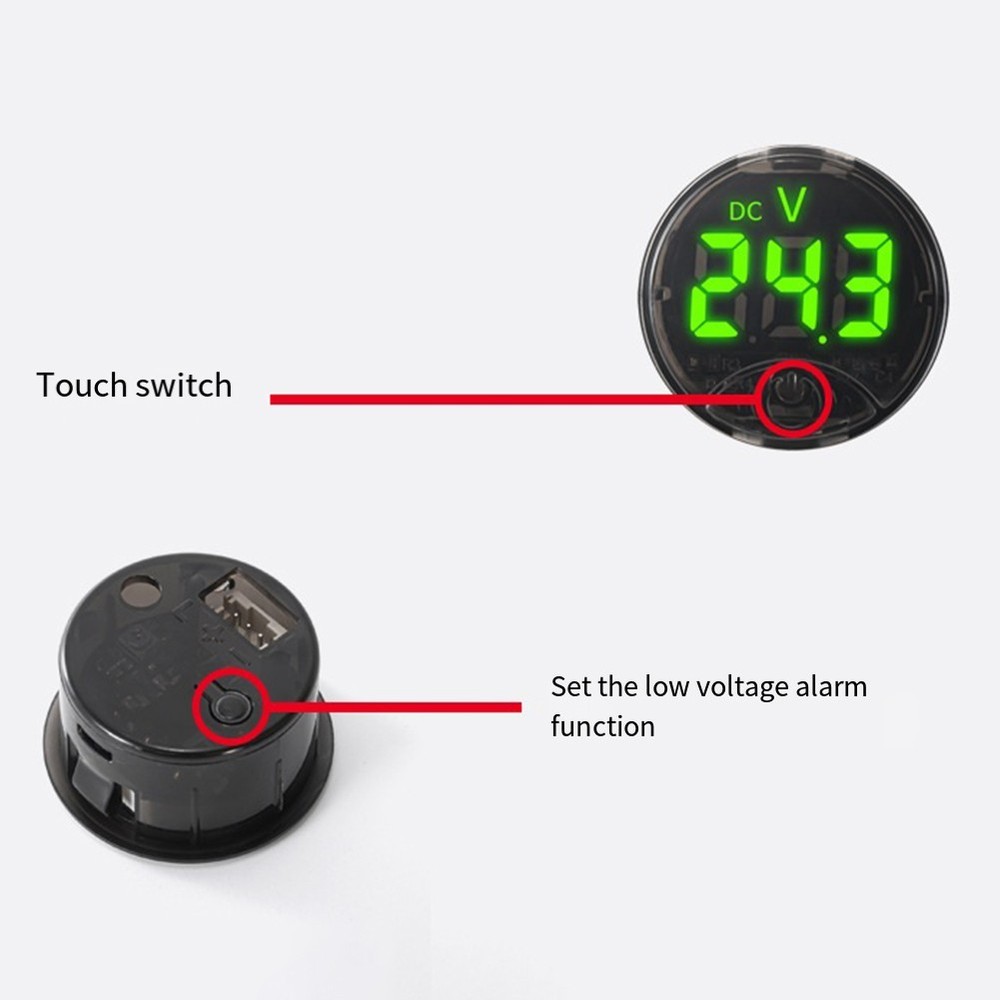 User Friendly Digital Voltmeter with Touch Activation for Accurate Readings