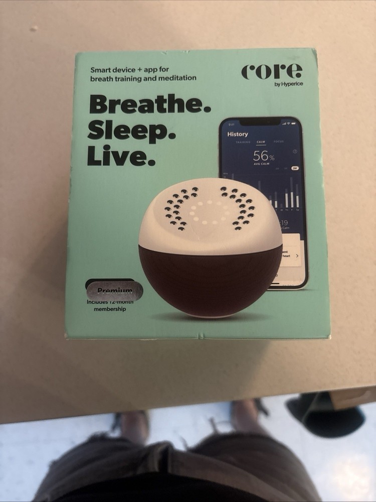 Core by Hyperice Smart Meditation Hand Held Trainer Premium NEW