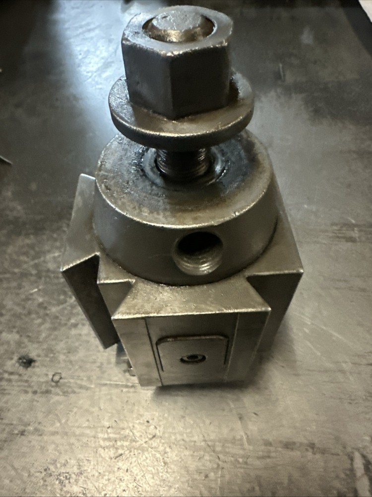 Yuasa 14” Lathe Quick Change CA Tool Block Yuasa?? Phase 11?? (Missing Handle)