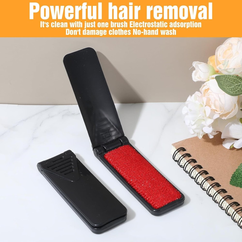 2pc Reusable Mini Lint Remover Brushes Compact Lints Removal Tool