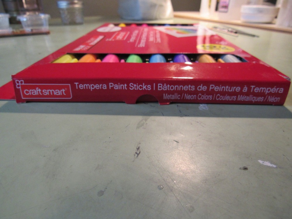 Craft Smart Tempera Paint Sticks 16 Piece Value Pack New in Packaging