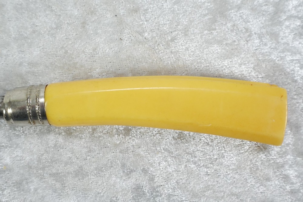 Lee's Sharpening Steel Sterling Ferrule Stag Handle & Bakelite Handle Steel