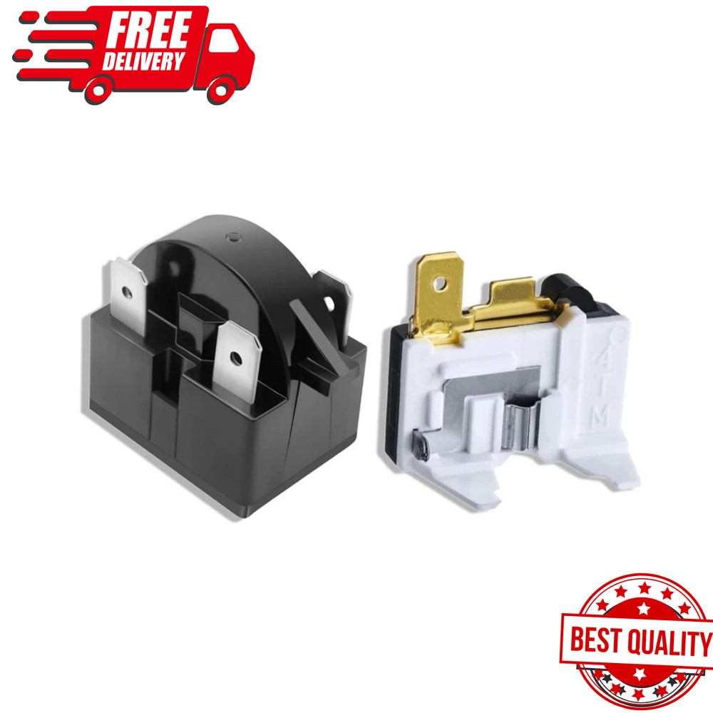 Refrigerator Starter Relay QP2-4.7 PTC Starter 3Pin and Refrigerator Compressor