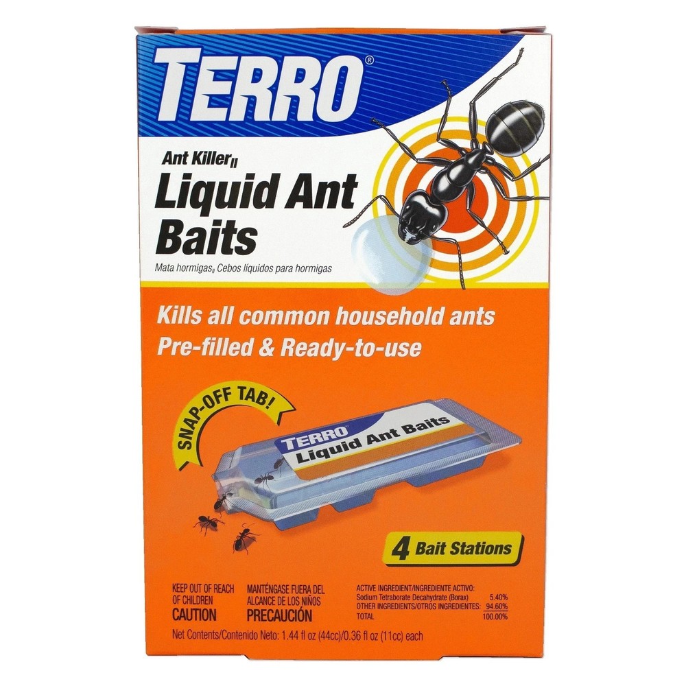 (2 pack) TERRO Liquid Ant Baits - 4 Count