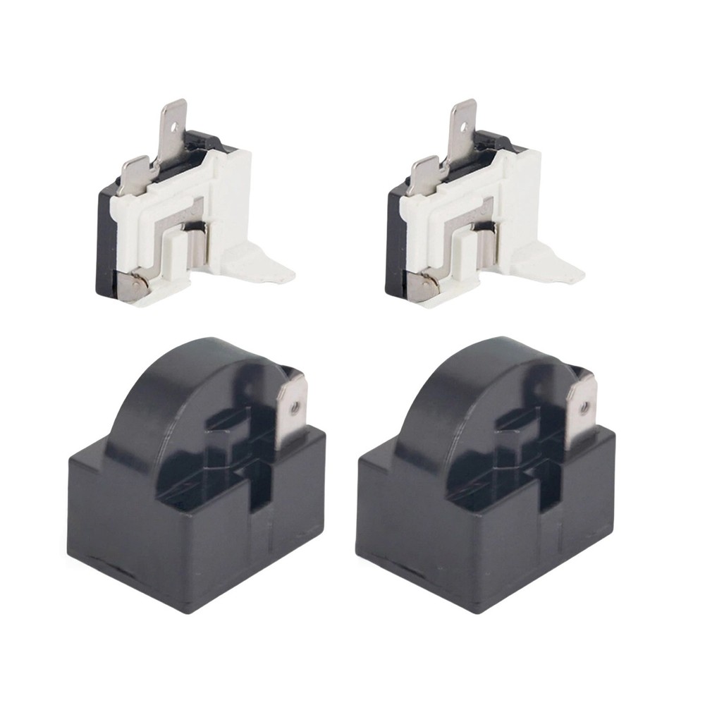 Universal Refrigerator Starter Relay and Overload Protector Set Mini Coolers