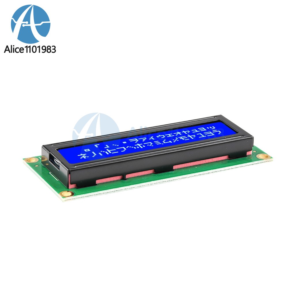 1602 16x2 Character LCD Display Module HD44780 Controller Blue Blacklight