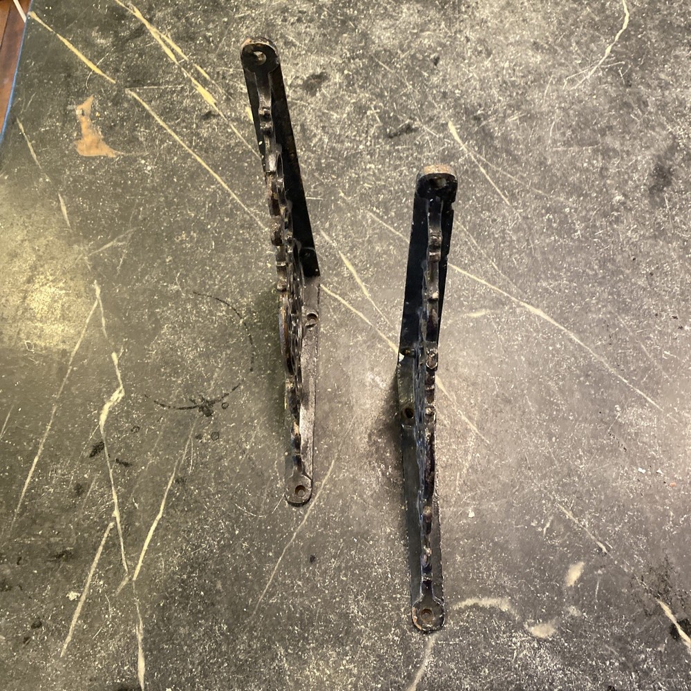 Vintage Original Pair Of Shelf Brackets