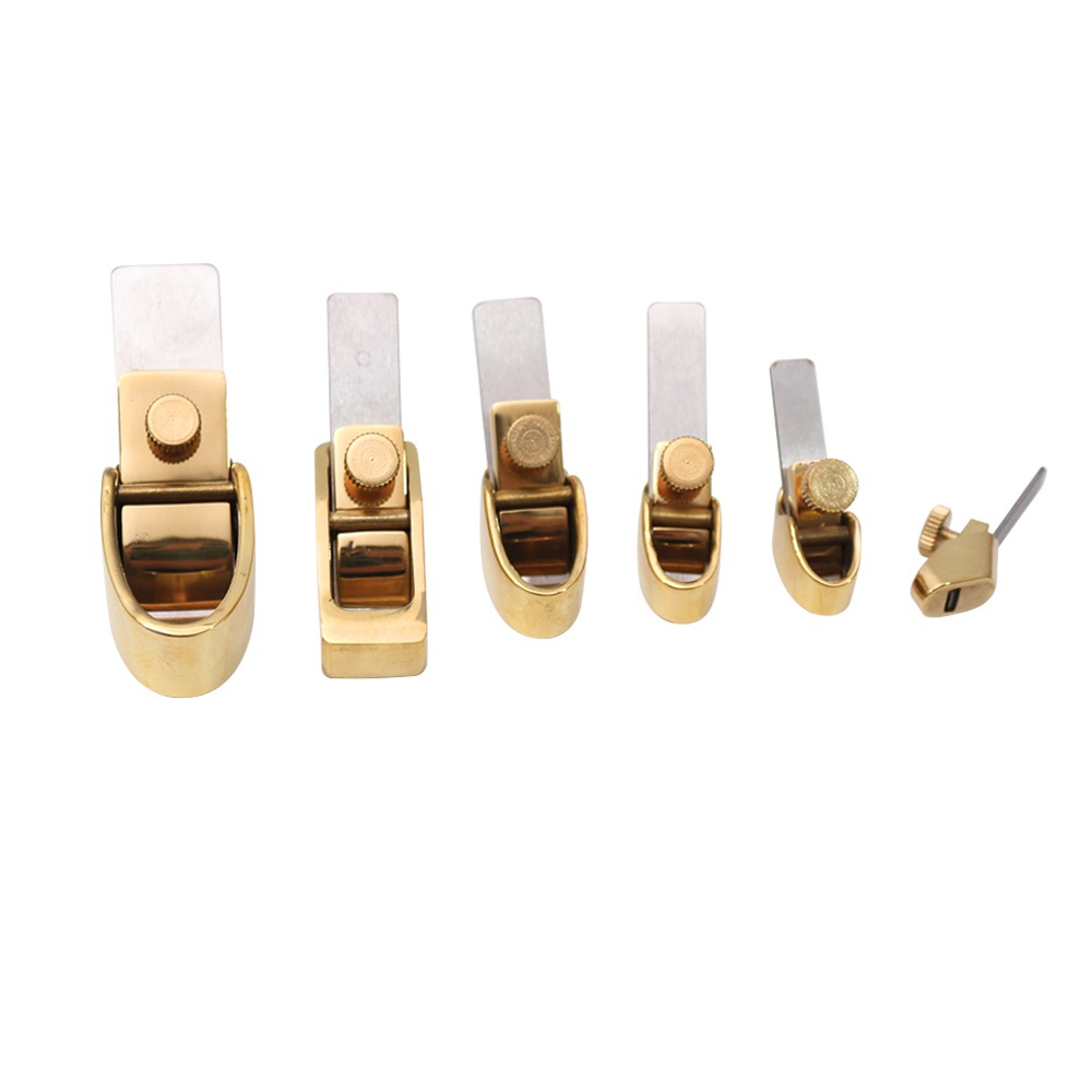 1set Brass Planes 6pcs luthier tools violin making tools Convex bottom