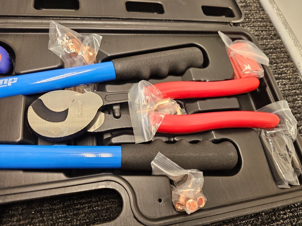 iCrimp Battery Cable Crimper Tool Hardware For AWG 8-1/0 Cable