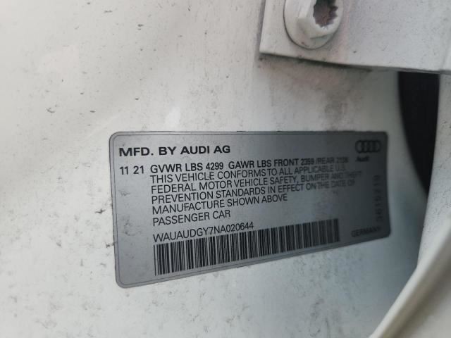A3 AUDI 2022 Battery 2089689