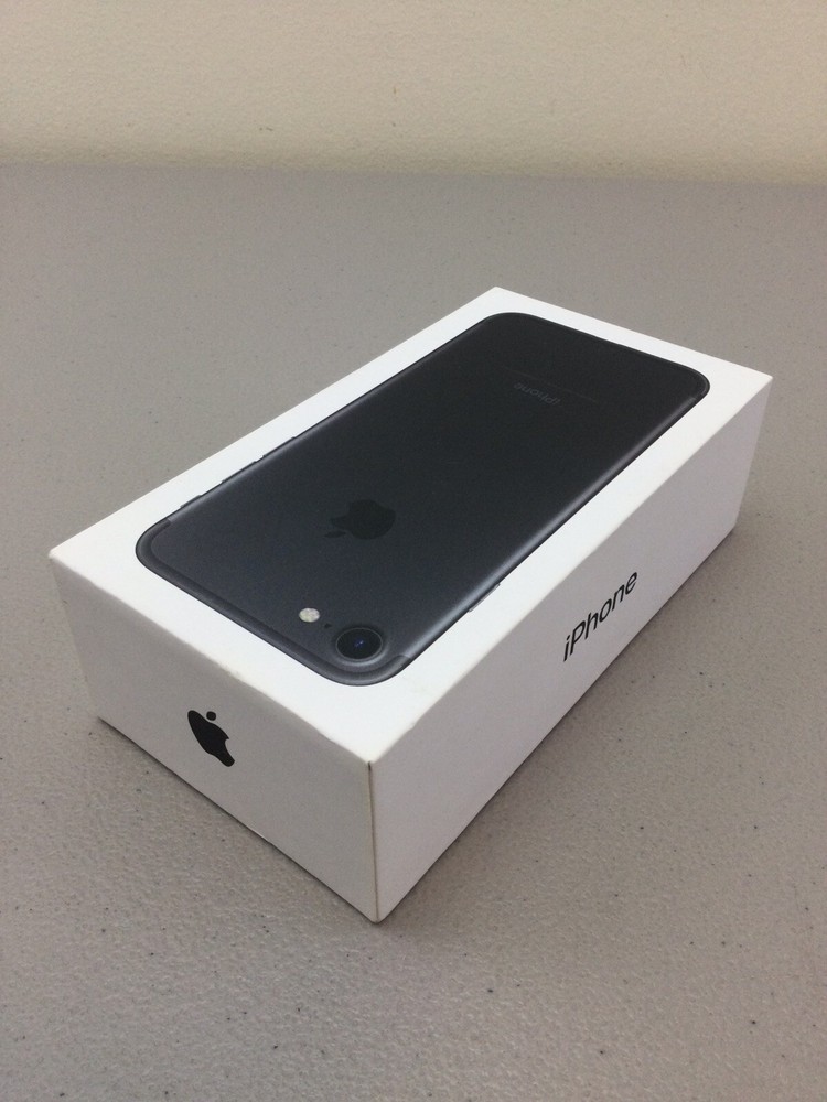 Original Apple iPhone 7- 2016 for Model Black 32 GB Empty Box Only