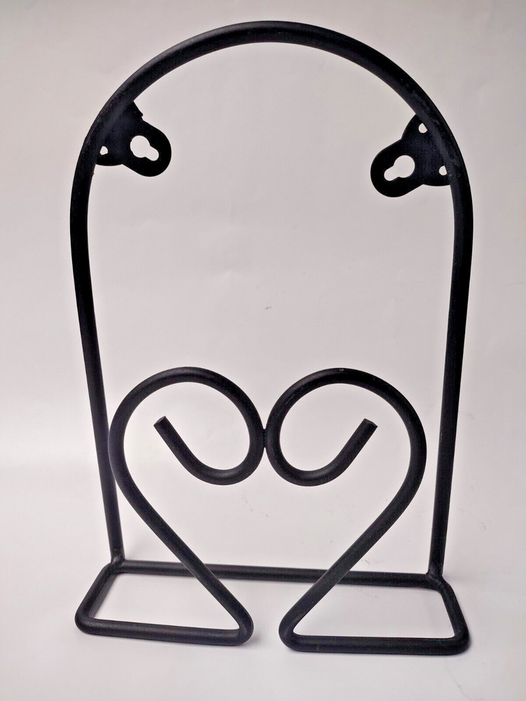 3 x Iron Wall Mounted Plate or Frame Holder Bracket Hardware 8" x 5.5"
