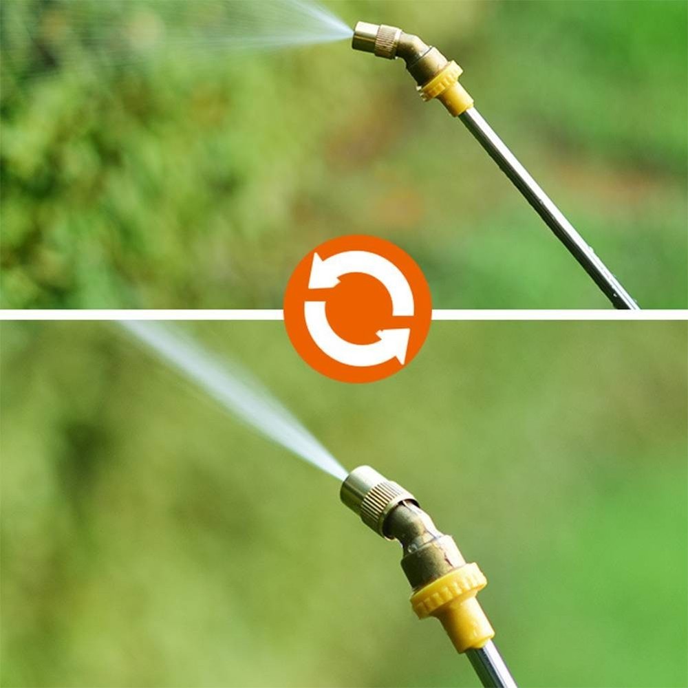 Efficient Copper Nozzle with Adjustable Mist for Watering and Cleaning