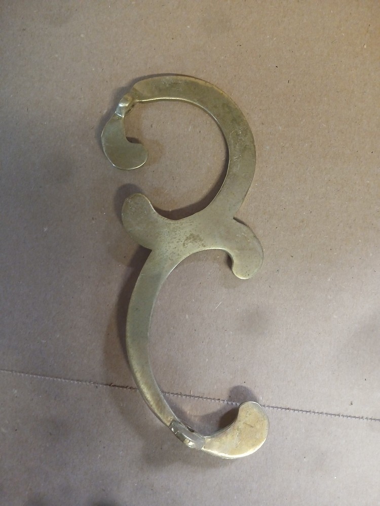 Vintage Brass Corner Brackets