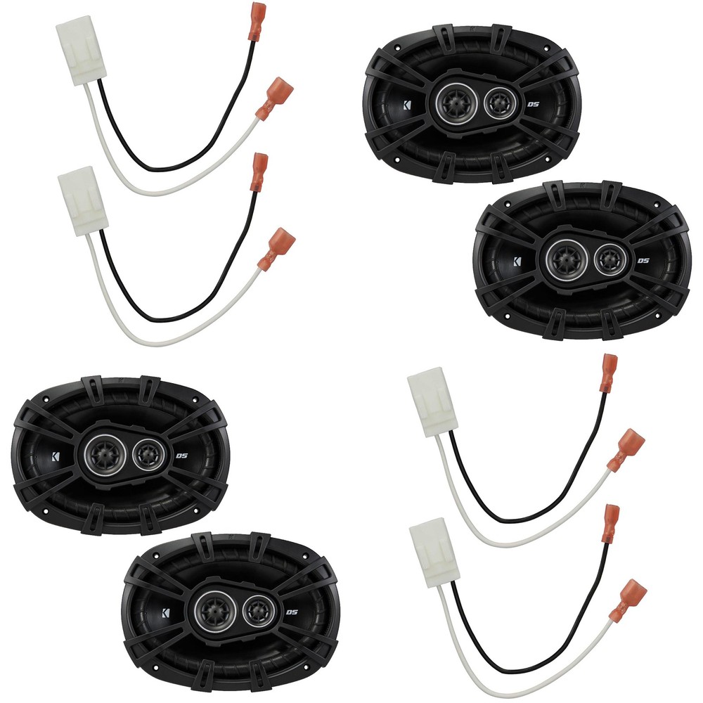 Kicker DSC Ram Speaker Upgrade (2 pair ) 6x9" includes Speaker Harness