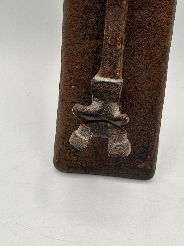 Vintage French Style Remake Cast Iron Cork Puller Wall Mount Rustic Brown