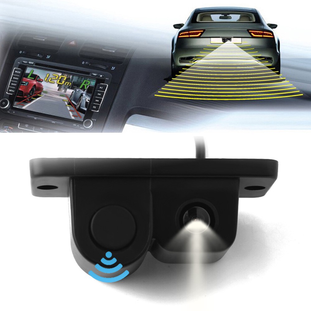 Auto Car Reverse Backup Parking Radar Rear View Camera With Parking Sensor