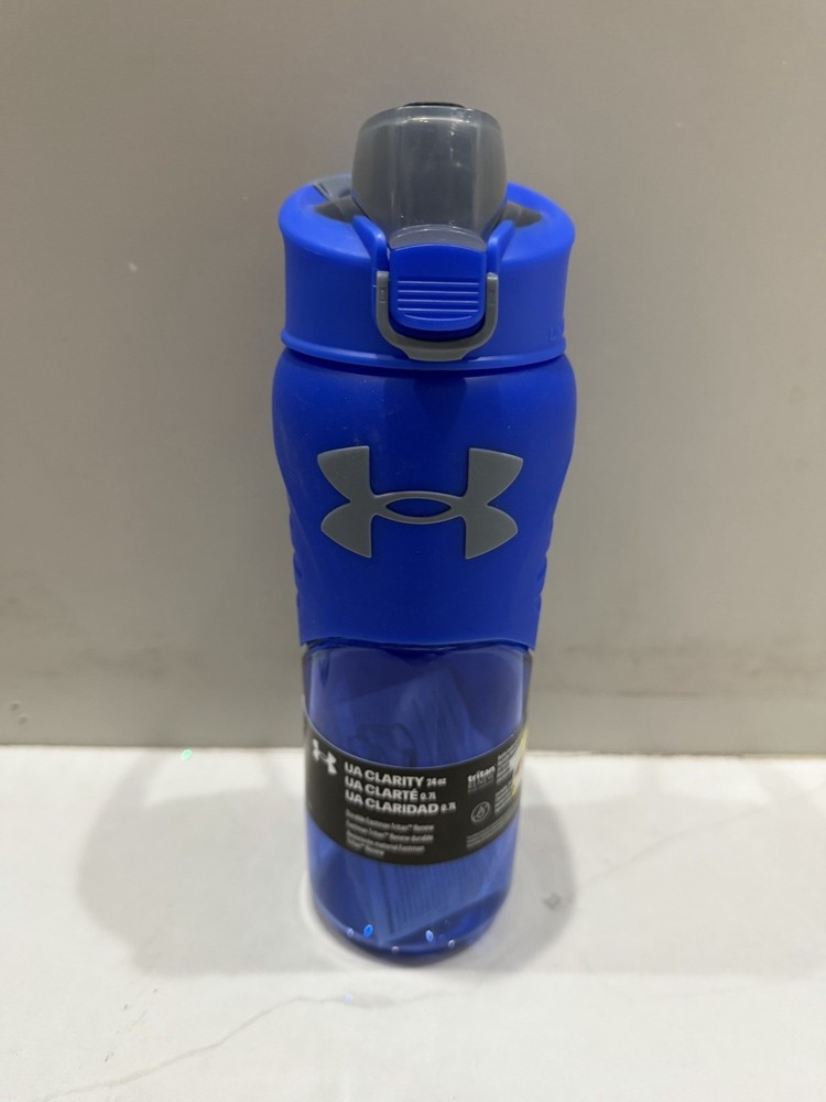 New Under Armour Blue Water Bottle 24 Oz